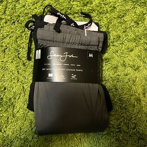Sean John lounge pants 2pc black and grey